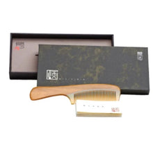 Load image into Gallery viewer, 礼盒角木YTBJ梳2-3 Sheep Horn & Wood Comb YTBJ 2-3