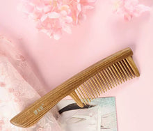 Load image into Gallery viewer, Teeth-inlaid Comb:Blooming