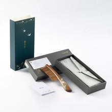 Load image into Gallery viewer, Teeth-inlaid Comb:Blooming