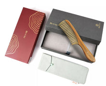 Load image into Gallery viewer, 礼盒角木YTBJ梳2-8 Sheep Horn & Wood Comb YTBJ 2-8