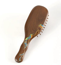 Load image into Gallery viewer, Jade Screen 礼盒漆艺护发梳翠屏