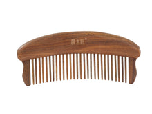 Load image into Gallery viewer, Teeth-inlaid Comb: Lotus Speaking - Tan Mujiang