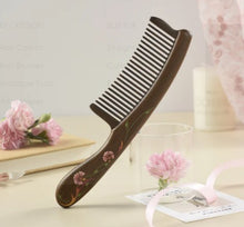 Load image into Gallery viewer, Inlaid Comb (Carnations) 镶齿梳康乃馨