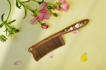 Load image into Gallery viewer, Peach Blossom Hair Comb