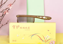 Load image into Gallery viewer, Peach Blossom Hair Comb