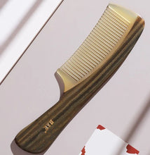 Load image into Gallery viewer, 礼盒角木YTBJ梳2-3 Sheep Horn & Wood Comb YTBJ 2-3