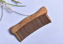 Load image into Gallery viewer, Orchid 镶齿+雕刻梳-幽兰