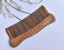 Load image into Gallery viewer, Orchid 镶齿+雕刻梳-幽兰