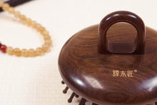 Load image into Gallery viewer, Wooden Cushion Massager Hair Brush Round Shape(Ring) - 指环按摩护发梳 - $8Off!