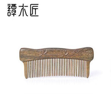 Load image into Gallery viewer, Orchid 镶齿+雕刻梳-幽兰