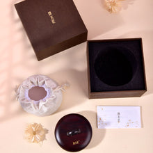 Load image into Gallery viewer, 黑酸枝指环护发梳 Black Rosewood Ring Inserted Comb