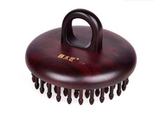 Load image into Gallery viewer, 黑酸枝指环护发梳 Black Rosewood Ring Inserted Comb