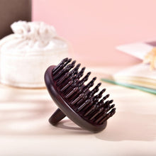 Load image into Gallery viewer, 黑酸枝指环护发梳 Black Rosewood Ring Inserted Comb