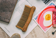 Load image into Gallery viewer, Teeth-inlaid Comb: Happiness - Tan Mujiang