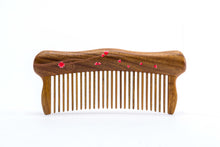 Load image into Gallery viewer, Teeth-inlaid Comb: Happiness - Tan Mujiang