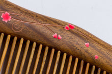 Load image into Gallery viewer, Teeth-inlaid Comb: Happiness - Tan Mujiang