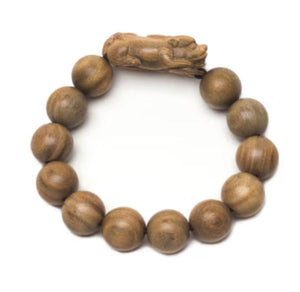 Wooden Bracelet：Pixiu （All Money Come to Me!)  礼盒手珠：貔貅