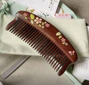 镶齿梳-春晓 Teeth Inserted Comb-Spring Dawn