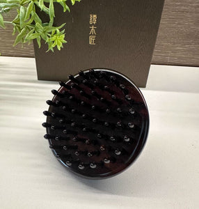 黑檀礼盒指环插齿梳 ( 小号 )     限量 按摩护发养发 $10Off!