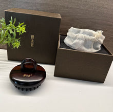 将图片加载到图库查看器，黑檀礼盒指环插齿梳 ( 小号 )     限量 按摩护发养发 $10Off!
