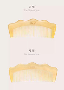 KCBJ0606 - Mountain Shape Sheep Horn Comb
