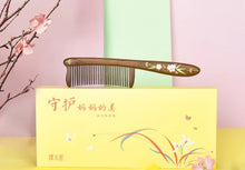 Load image into Gallery viewer, Peach Blossom Hair Comb
