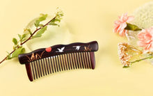 Load image into Gallery viewer, Ebony Hair Comb Sunset
