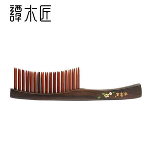 Teeth-Inserted Comb: Flowers 4 -$10 OFF!！