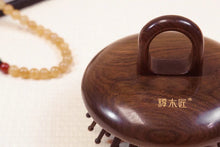 Load image into Gallery viewer, Wooden Cushion Hair Brush Round Shape（Ring)
