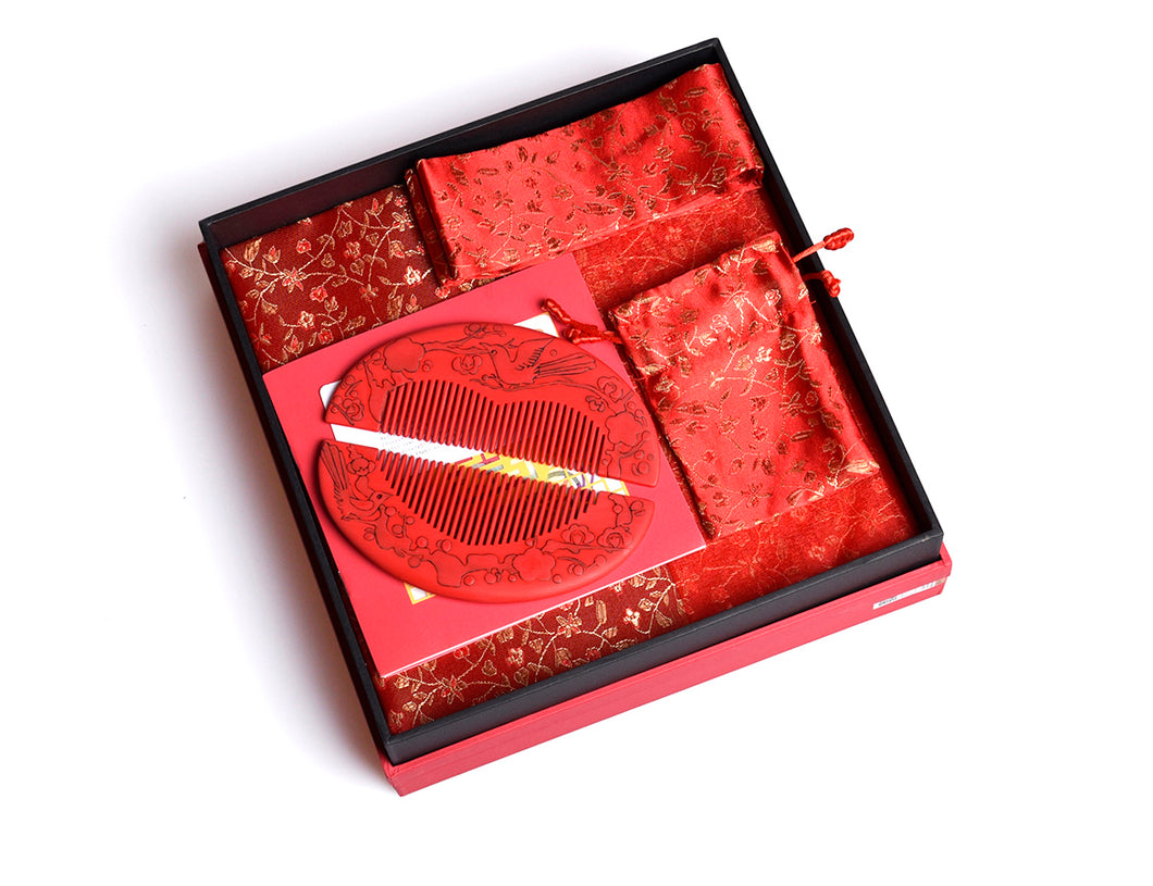 婚庆礼盒Wedding Gift Box： Joyful with Bright Moon - Tan Mujiang