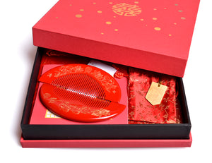 婚庆礼盒Wedding Gift Box：Happy Marriage - Tan Mujiang