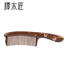 Load image into Gallery viewer, Inlaid Comb (Carnations)
