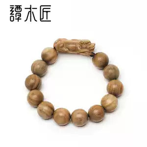 Wooden Bracelet：Pixiu （All Money Come to Me!)  礼盒手珠：貔貅