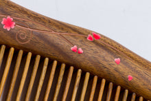 Load image into Gallery viewer, Teeth-inlaid Comb: Happiness - Tan Mujiang
